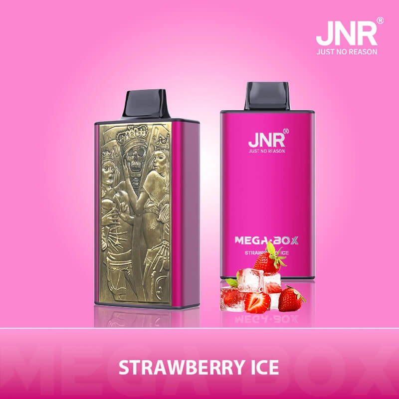 JNR Mega Box 25K Strawberry Ice Disposable Vape
