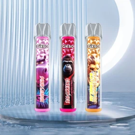 OKSO Crystal Bar 800 Puffs Disposable Vape Pen 0% 2% 3% 5% Nicotine 10Tastes RGB LED Factory Direct