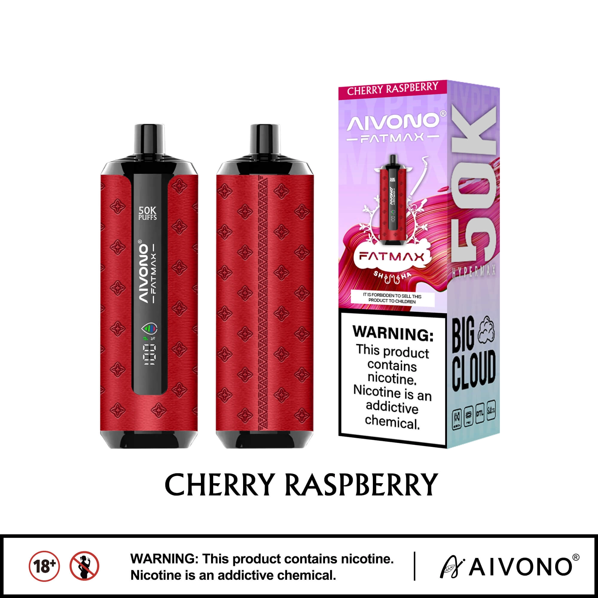 Aivono AIM FATMAX 50000 | High-Capacity Disposable Vape with 50,000 Puffs - Image 8