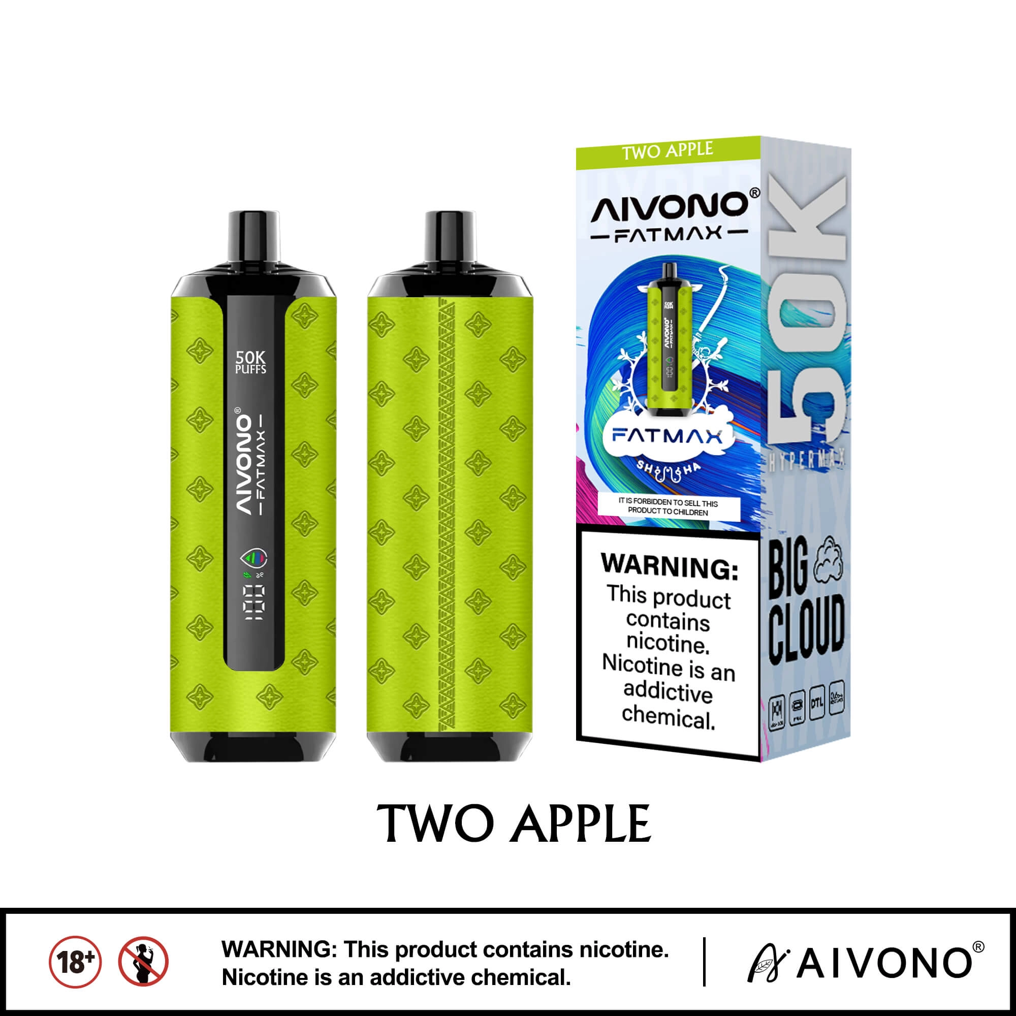 Aivono AIM FATMAX 50000 | High-Capacity Disposable Vape with 50,000 Puffs - Image 7