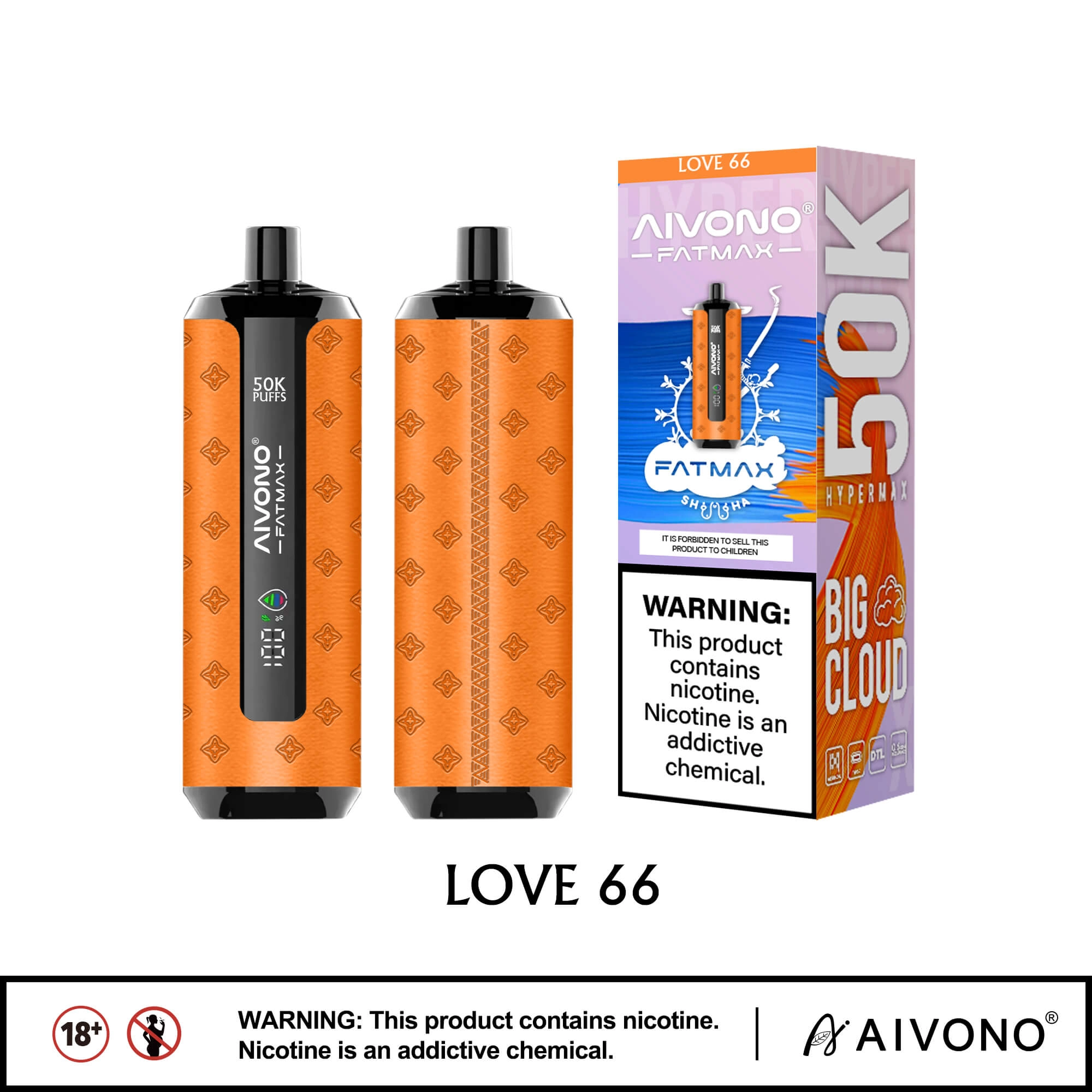 Aivono AIM FATMAX 50000 | High-Capacity Disposable Vape with 50,000 Puffs - Image 5