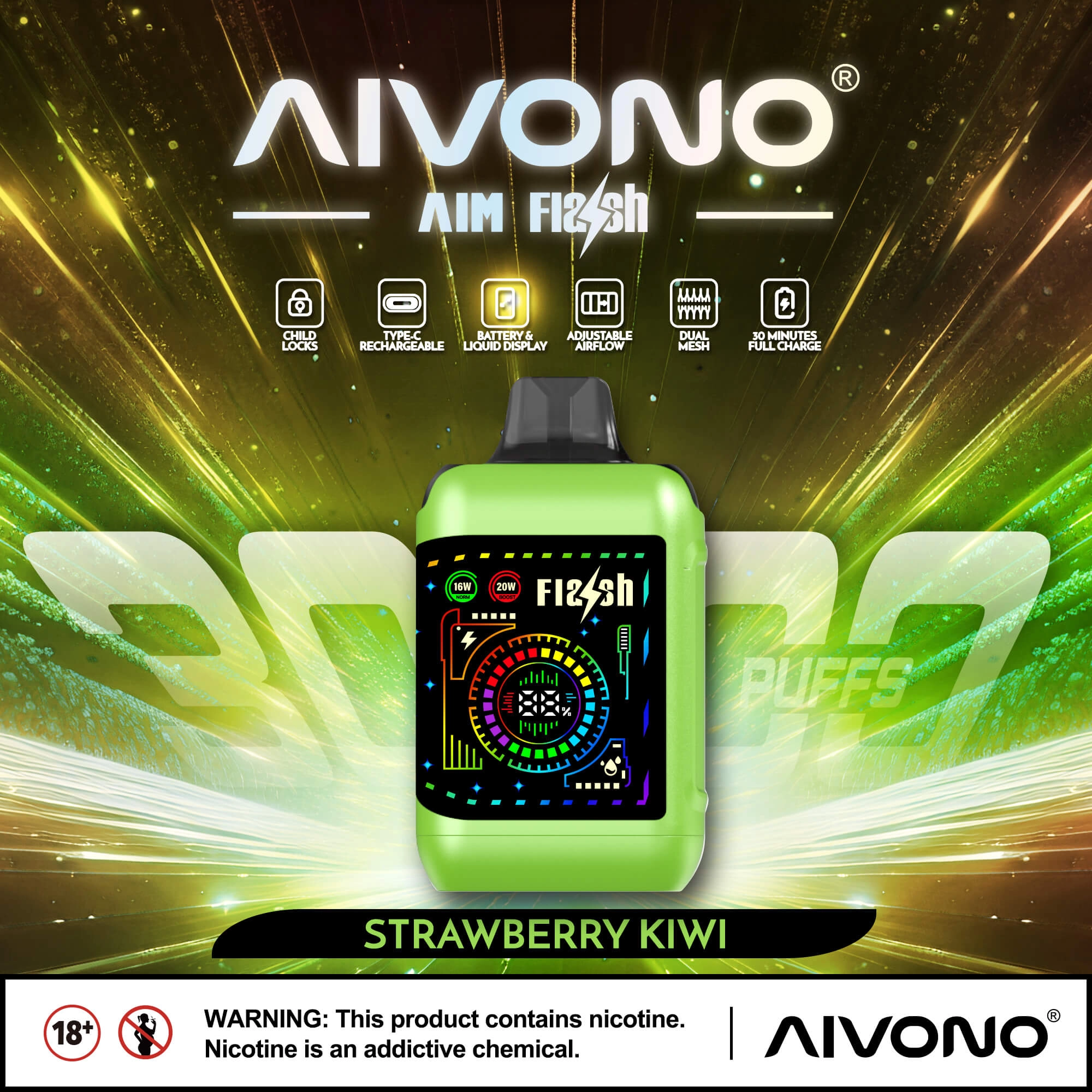 AIVONO FLASH 35000 Puffs Disposable Vape Wholesale - Image 12
