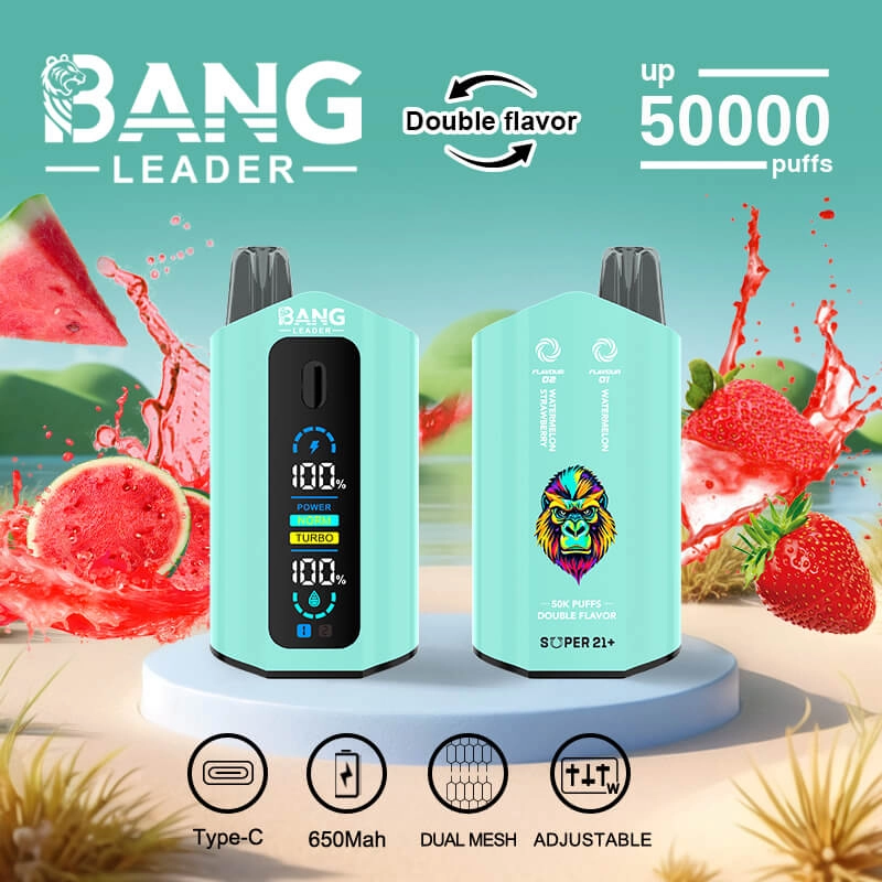 Alternative view of Bang Leader 50K Dual Flavor 50000 Puffs 2-in-1 Vape Device with Long-Lasting Performance
