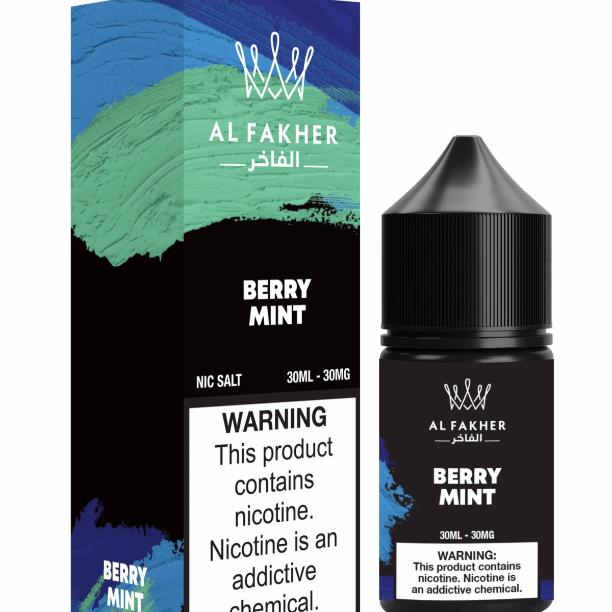 Al Fakher Berry Mint Nic Salt E-Liquid 30ml 30mg - Vape Juice