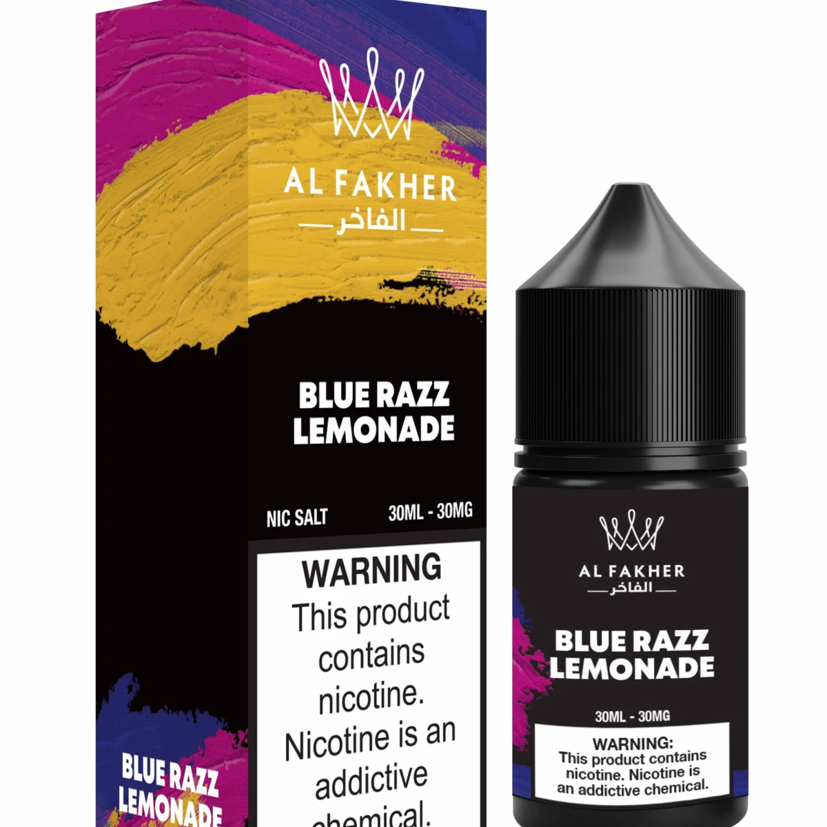 Al Fakher Blue Razz Lemonade Nic Salt E-Liquid 30ml 30mg - Vape Juice