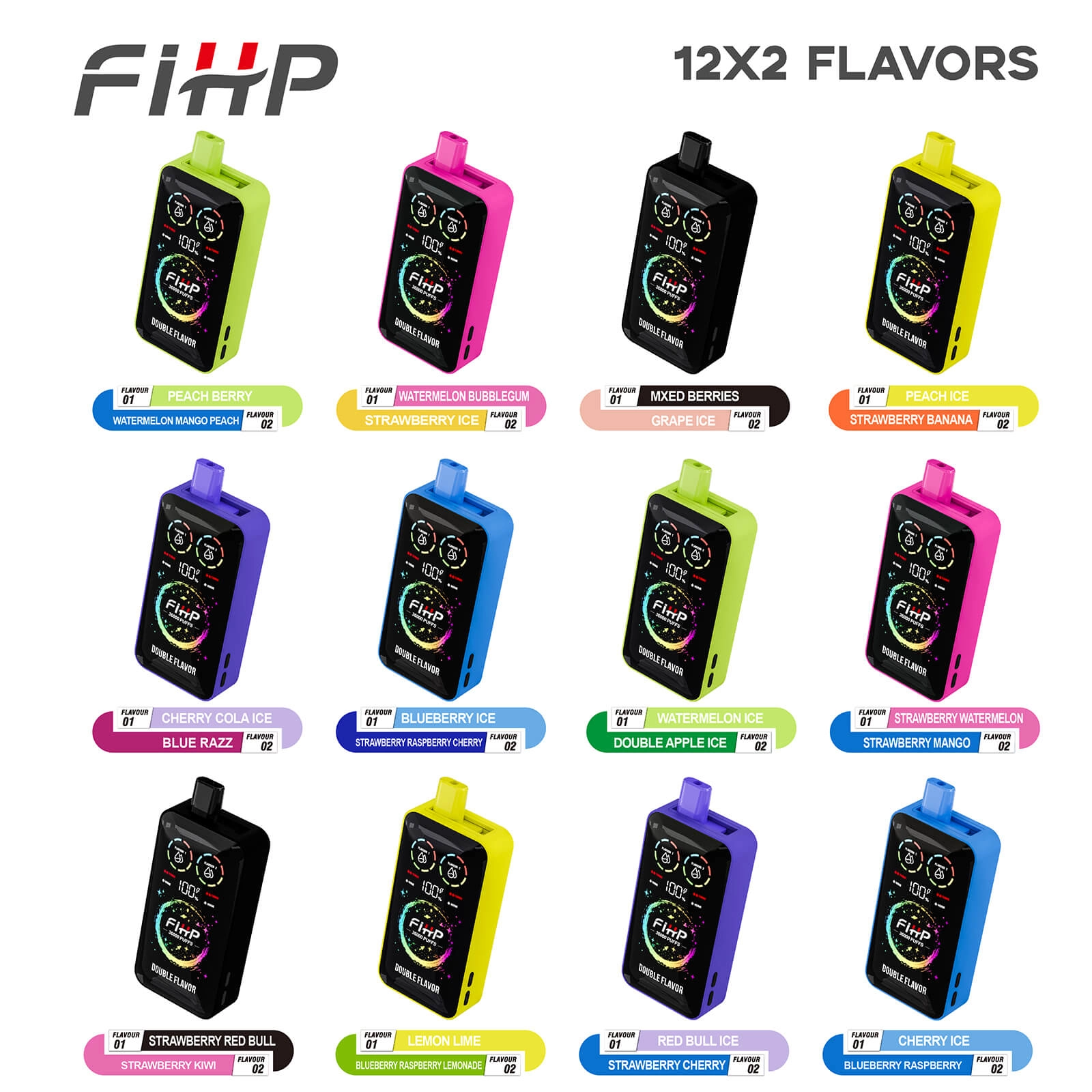 FIHP 36,000 Puffs Double-tastes Vape - Image 4