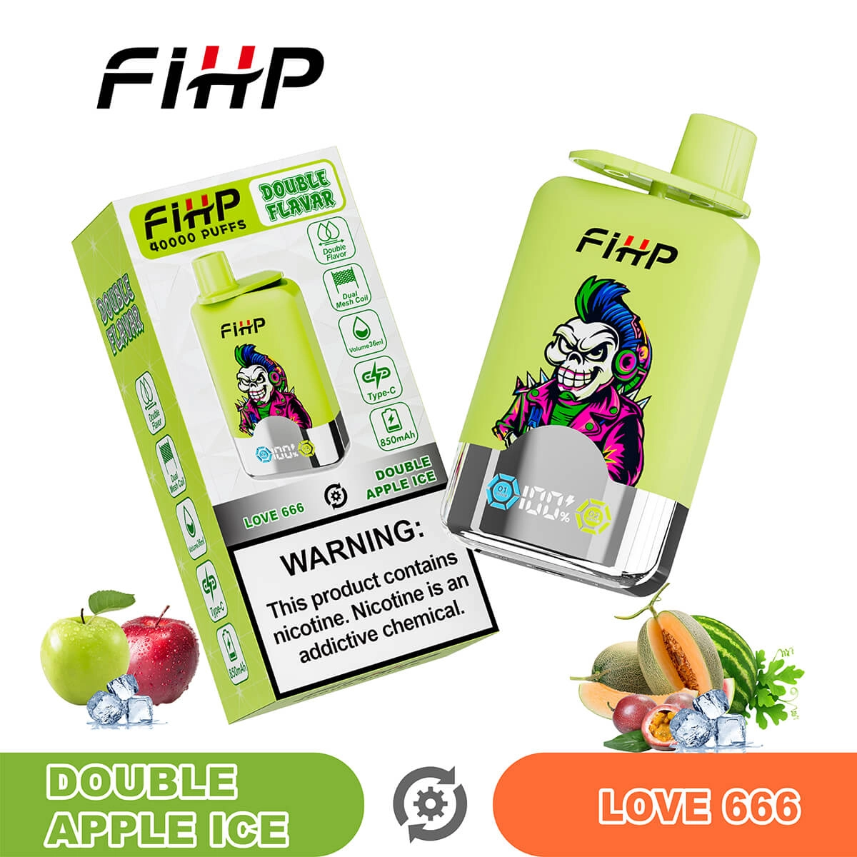 Otra perspectiva sobre FIHP 40K Dual-Flavor Disposable Electronic Cigarette Wholesale