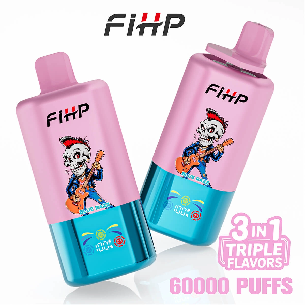 FiHP 60000 Puffs 3in1 Triple Flavor Vape - Image 4