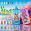VHILL Hexa 300K 6in1 Disposable Vape 300000 Puffs 10 Styles 6 Flavors Wholesale Bulk