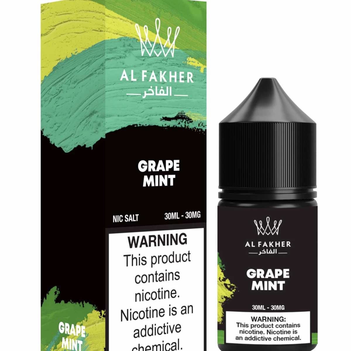 Al Fakher Grape Mint Nic Salt E-Liquid 30ml 30mg - Vape Juice