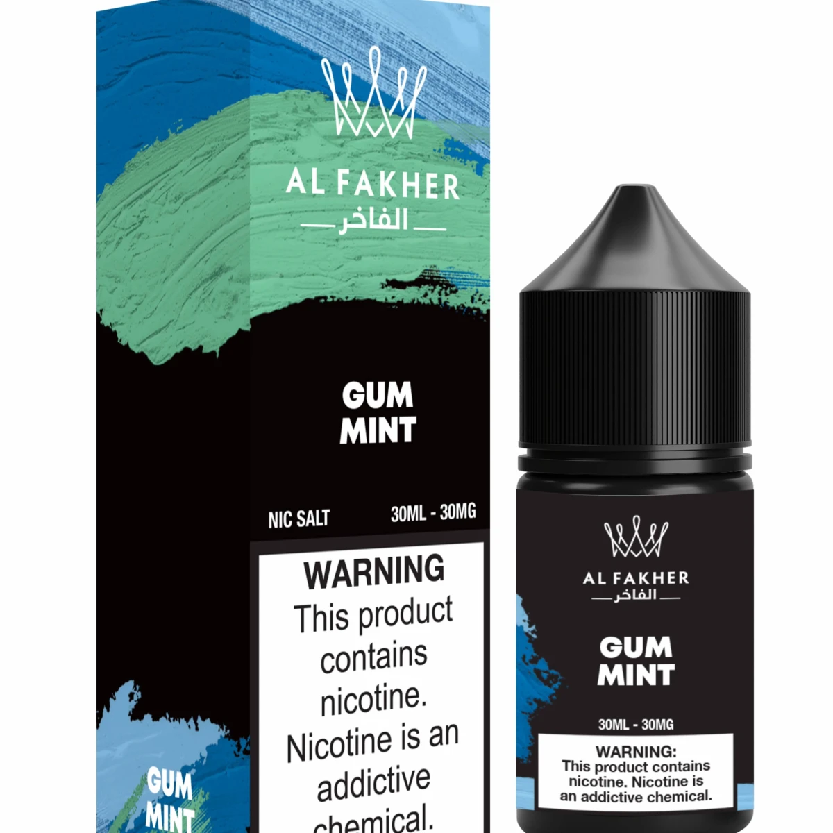 Al Fakher Gum Mint Nic Salt E-Liquid 30ml 30mg - Vape Juice