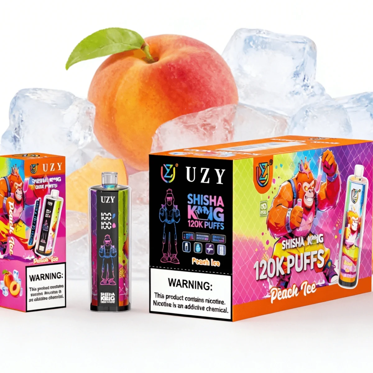 Peach ice