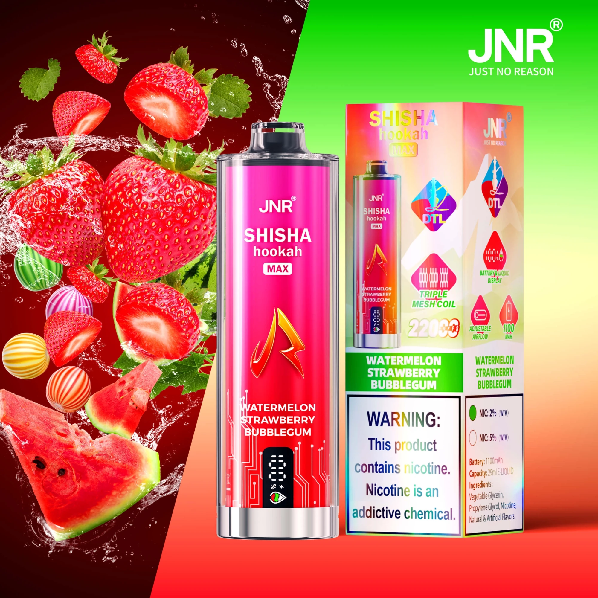 SM05 Watermelon Strawberry Bubblegum 西瓜草莓泡泡糖