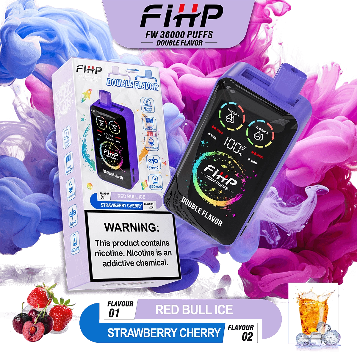 Otra perspectiva sobre FIHP 36,000 Puffs Double-tastes Vape