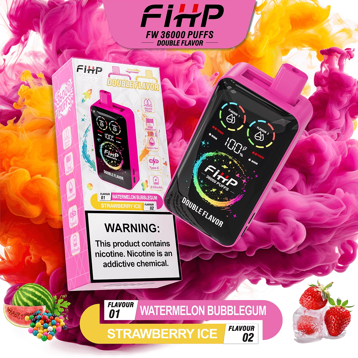 FIHP 36,000 Puffs Double-tastes Vape - Image 11