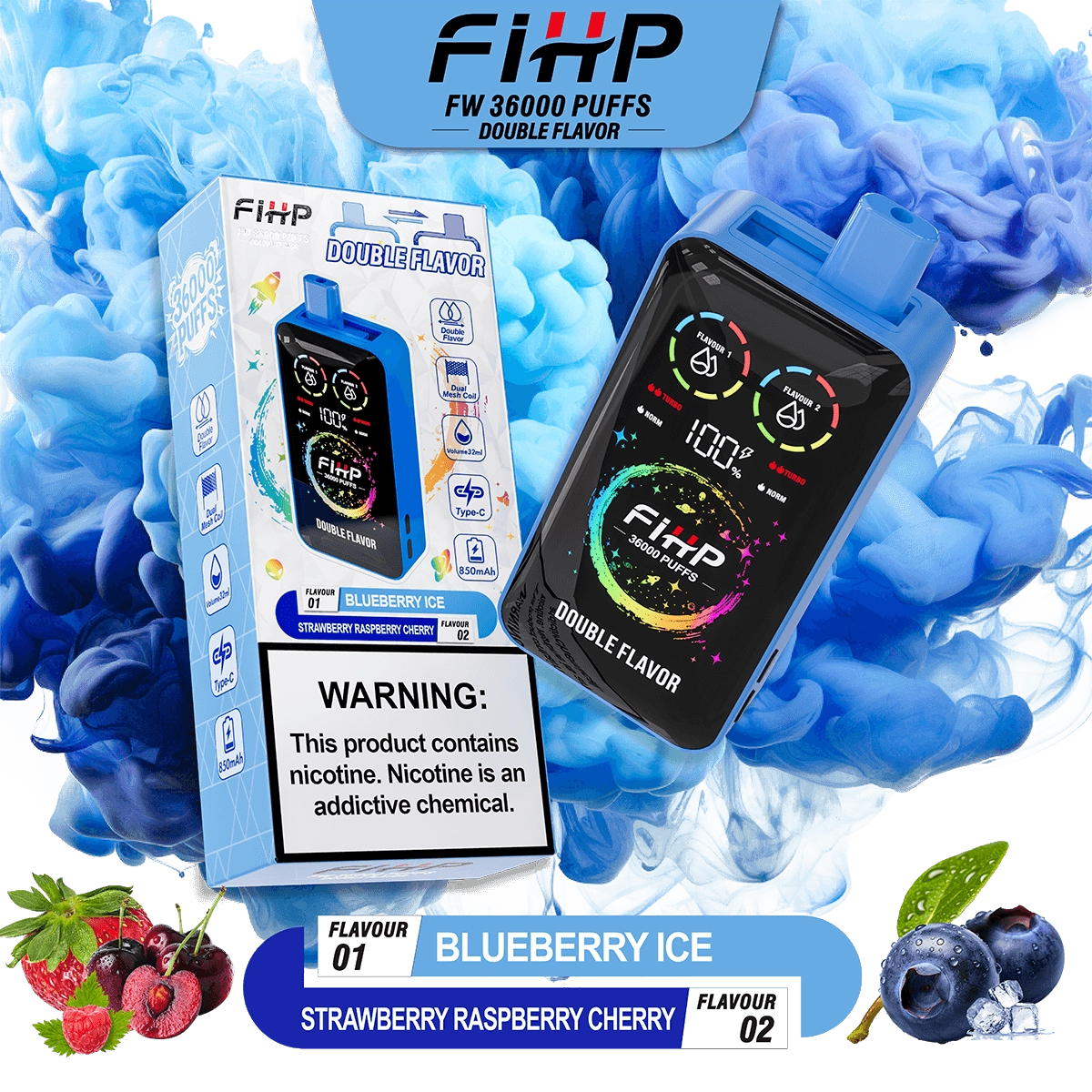 FIHP 36,000 Puffs Double-tastes Vape - Image 7