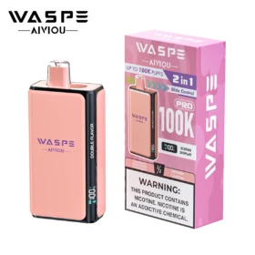 WASPE Double Flavor 100K Pro 100K Puffs 56ml E-Liquid 600mAh E-Zigarette Wholesale