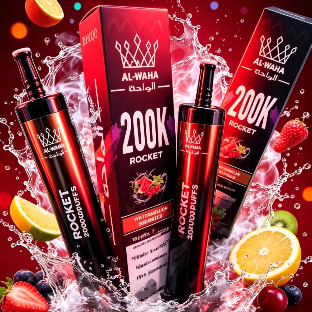 al waha shisha hookah vaping peach ice