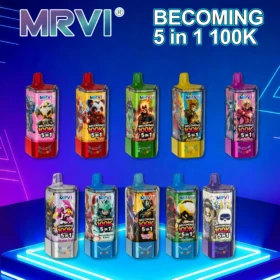 MRVI Becoming 100K 100000 Puffs 5 in 1 EU Warehouse Best Disposable Vape